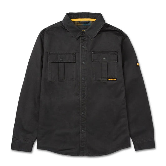 Men's Waxed Cotton Shirt Jacket