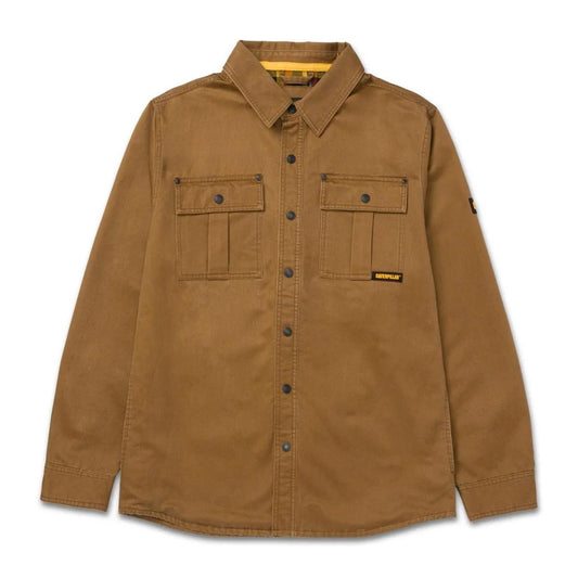 Men's Waxed Cotton Shirt Jacket